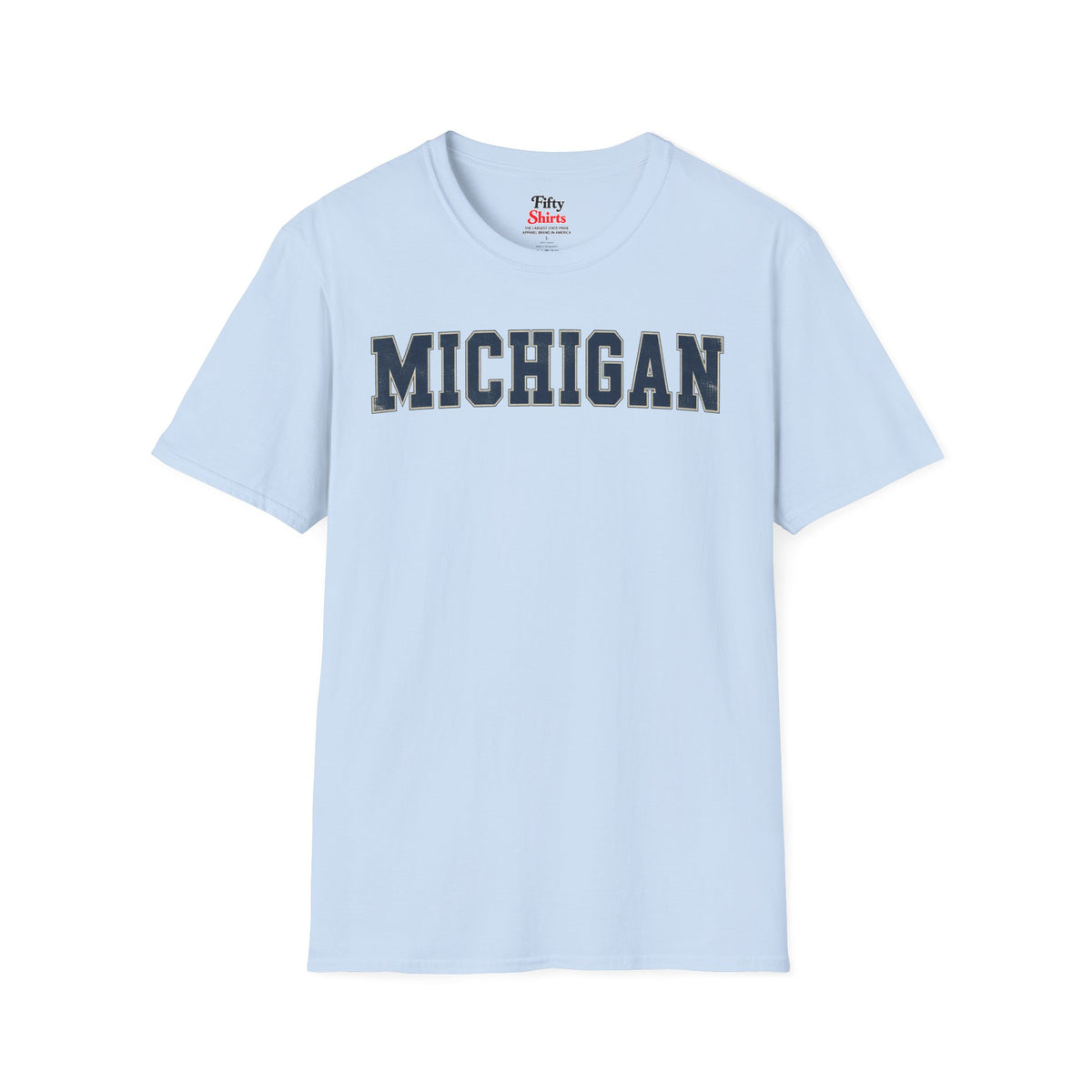 Michigan Unisex Softstyle T Shirt State Name Graphic Tee
