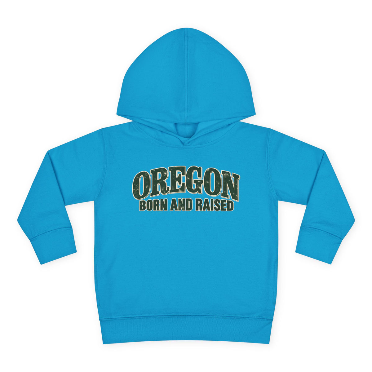 Oregon Born and Raised Classic Souvenir Unisex Toddler Pullover Fleece Hoodie