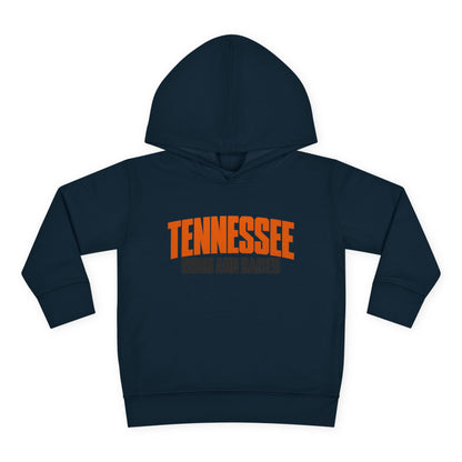 Tennessee Born and Raised Modern Southern Streetwear Unisex Toddler Pullover Fleece Hoodie