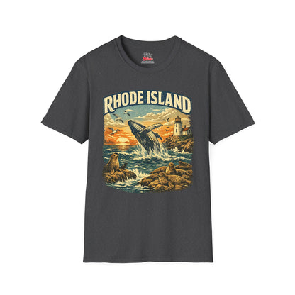 Rhode Island Wildlife Unisex Softstyle T Shirt State Pride Graphic Tee Collections FS03