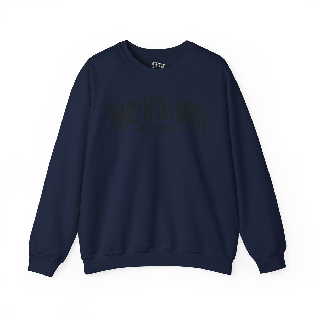 North Dakota Est. 1889 Unisex Crewneck Sweatshirt State Name Graphic