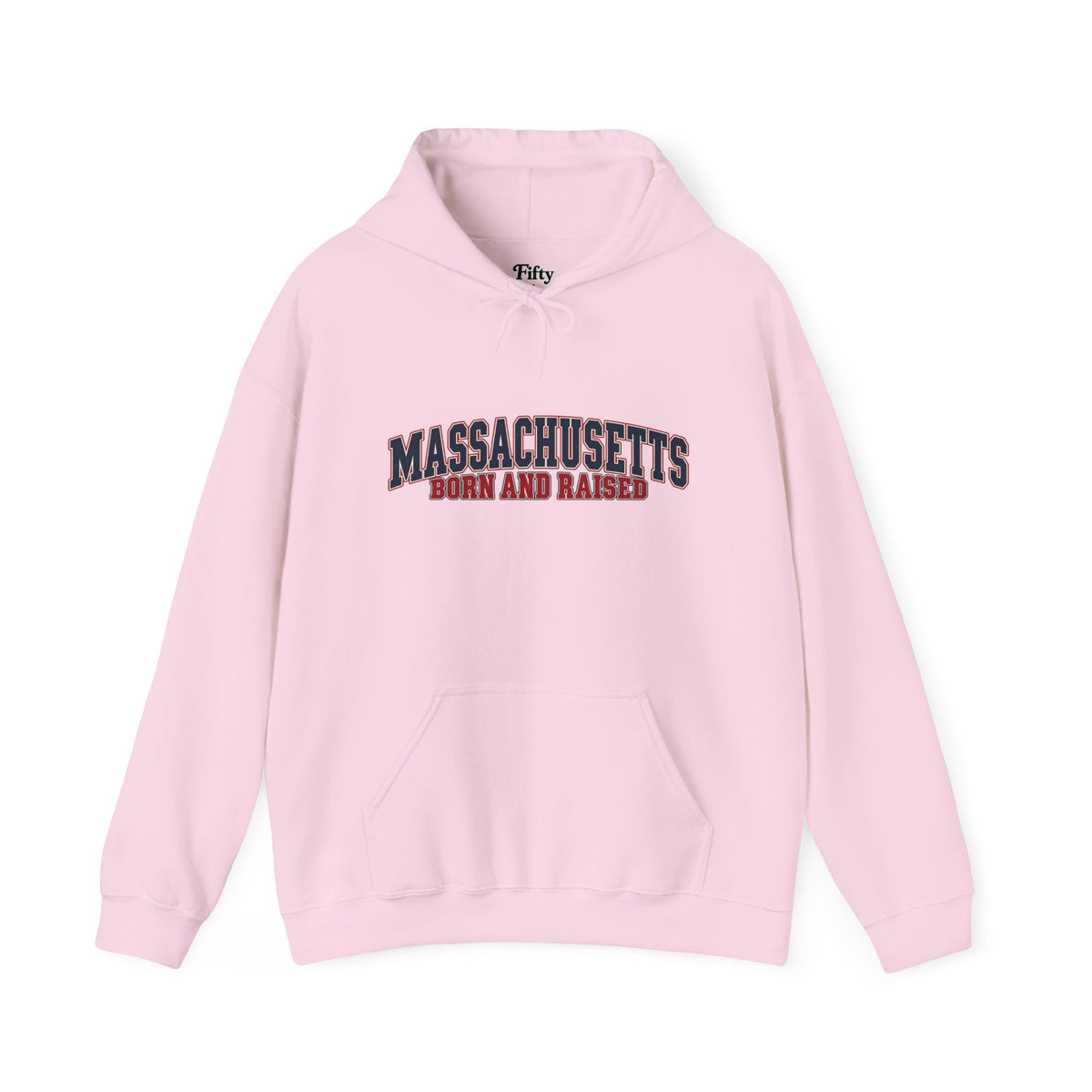Massachusetts Born and Raised Classic Heritage Unisex Hoodie Graphic