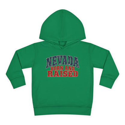 Nevada Born and Raised Desert Heritage Unisex Toddler Pullover Fleece Hoodie