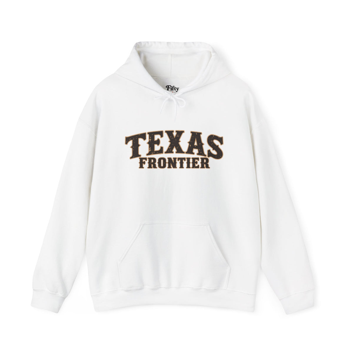 Texas Frontier Unisex Hoodie State Name Graphic