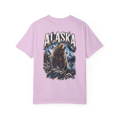 Alaska Bear Streetwear  Unisex Comfort Color 1717 Streetwear Graphic Tee