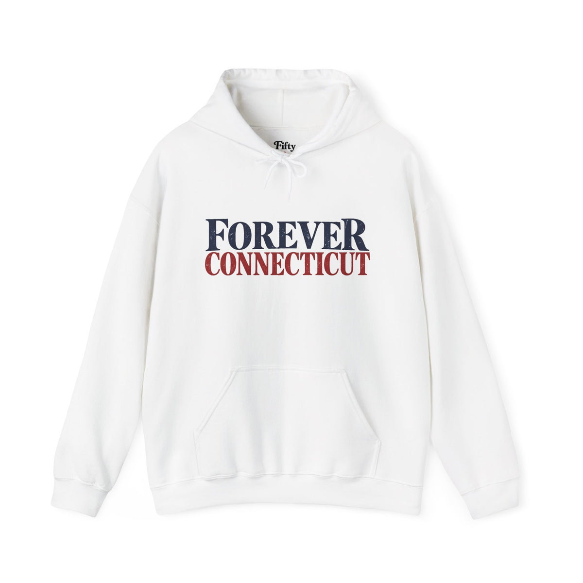 Forever Connecticut Unisex Hoodie State Name Graphic