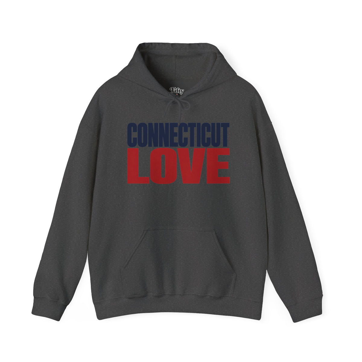 Connecticut Love Unisex Hoodie State Name Graphic