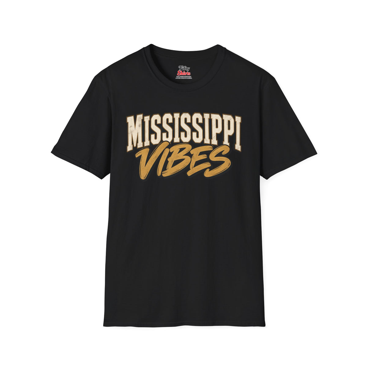 Mississippi Vibes Unisex Softstyle T Shirt State Name Graphic Tee