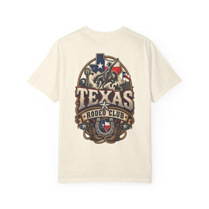 Texas Rodeo Club Unisex Comfort Color 1717 Streetwear Graphic Tee