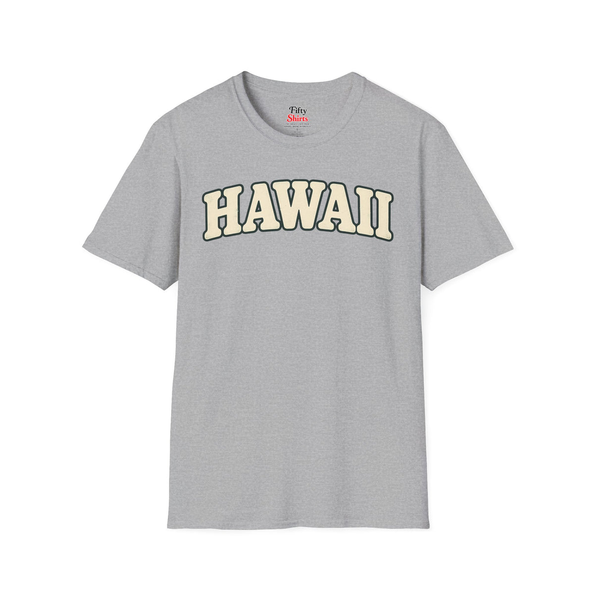 Hawaii Unisex Softstyle T Shirt State Name Graphic Tee