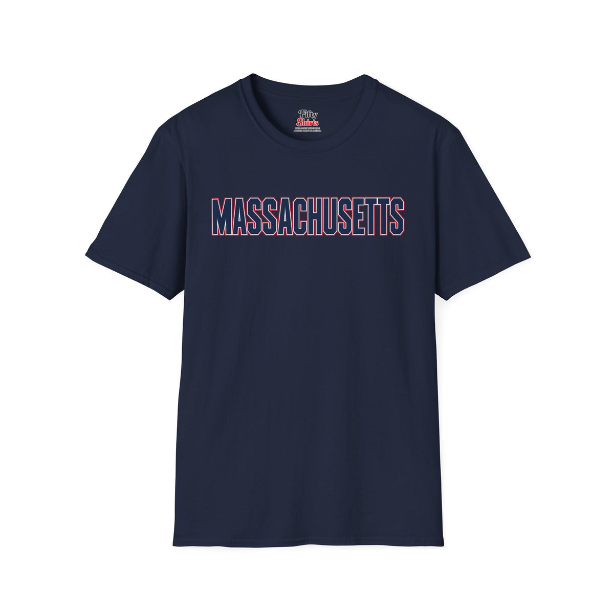 Massachusetts Unisex Softstyle T Shirt State Name Graphic Tee