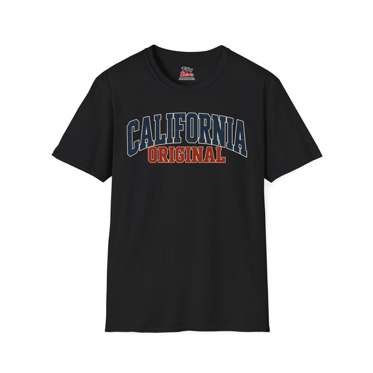 California Original Unisex Softstyle T Shirt State Name Graphic Tee