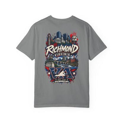 Richmond Virginia Unisex Comfort Color 1717 Streetwear Graphic Tee