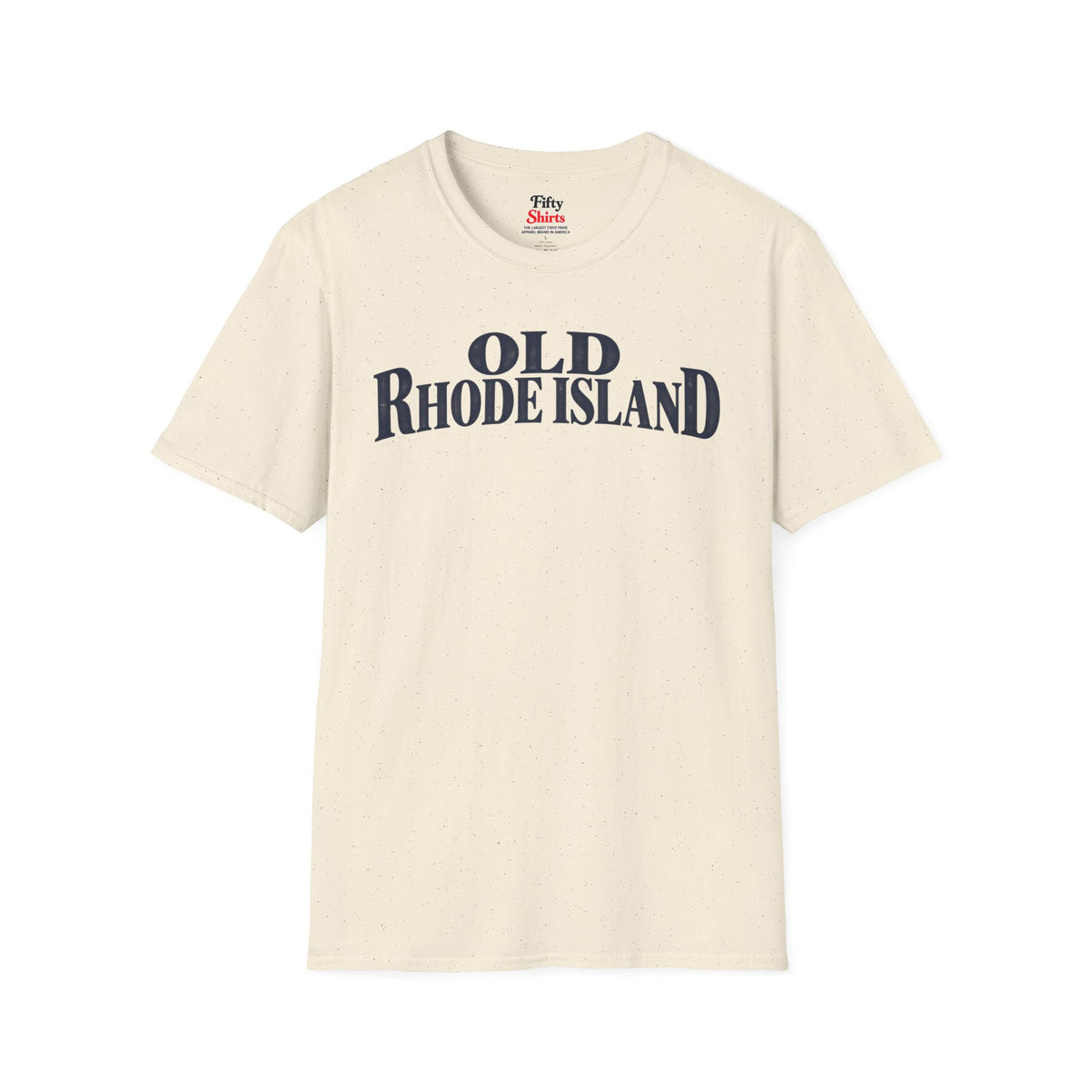 Old Rhode Island Unisex Softstyle T Shirt State Name Graphic Tee