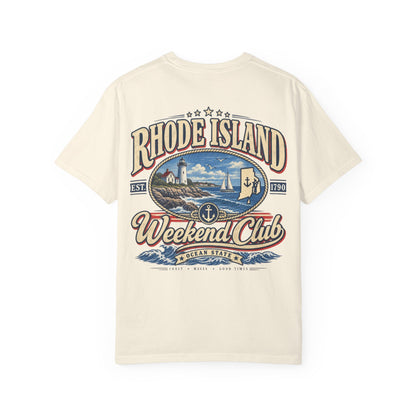 Rhode Island Weekend Club Unisex Comfort Color 1717 Streetwear Graphic Tee