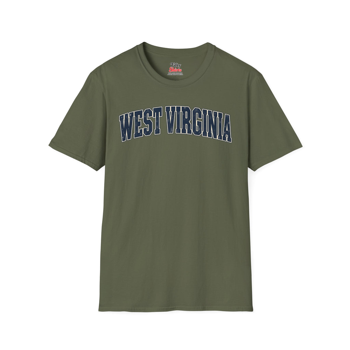 West Virginia Unisex Softstyle T Shirt State Name Graphic Tee