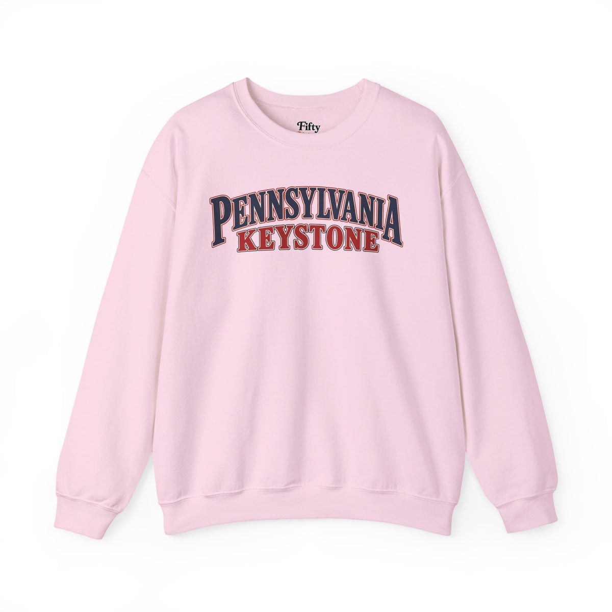 Pennsylvania Keystone Unisex Crewneck Sweatshirt State Name Graphic