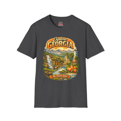 Explore Georgia Unisex Softstyle T Shirt State Pride Graphic Tee Collections FS03