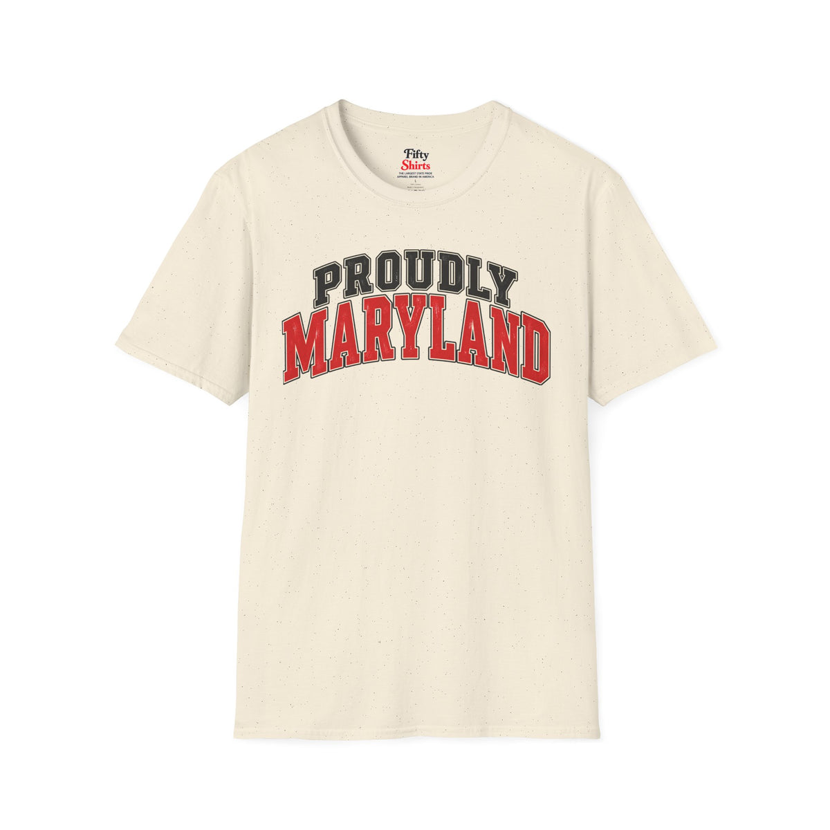Proudly Maryland Unisex Softstyle T Shirt State Name Graphic Tee