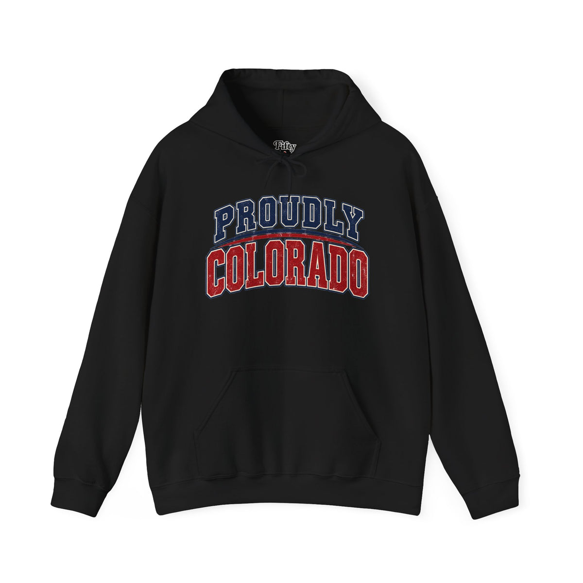 Proudly Colorado Unisex Hoodie State Name Graphic