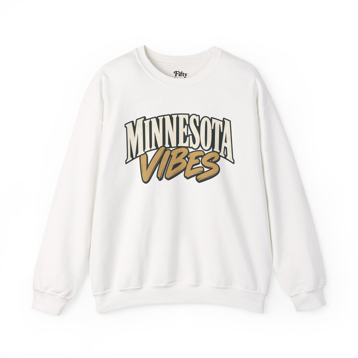 Minnesota Vibes Unisex Crewneck Sweatshirt State Name Graphic