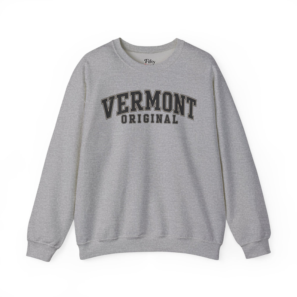 Vermont Original Unisex Crewneck Sweatshirt State Name Graphic
