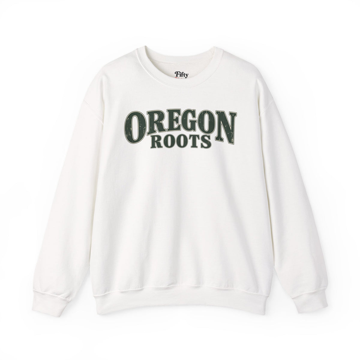 Oregon Roots Unisex Crewneck Sweatshirt State Name Graphic