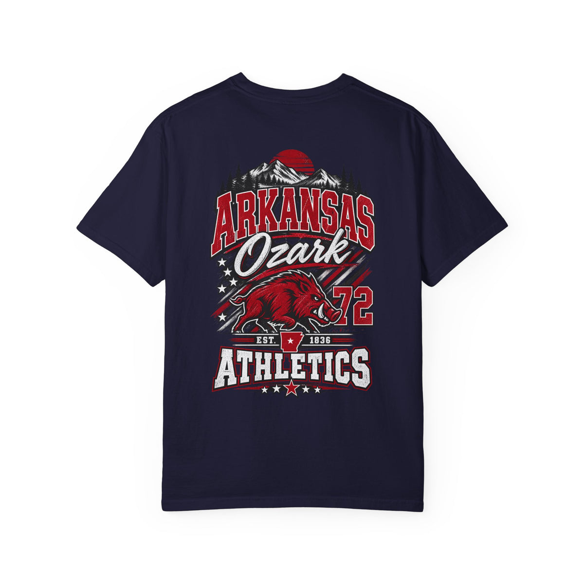 Arkansas Ozark Athletics Unisex Comfort Color 1717 Streetwear Graphic Tee