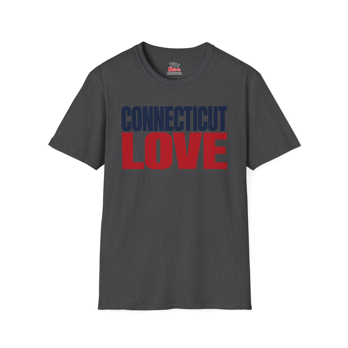 Connecticut Love Unisex Softstyle T Shirt State Name Graphic Tee