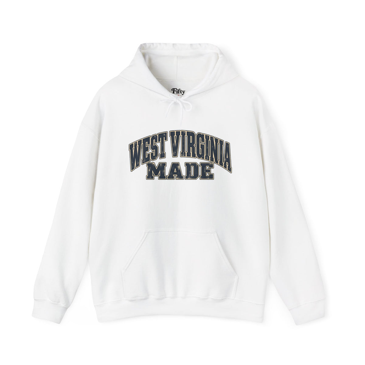 West Virginia Made Unisex Hoodie State Name Graphic