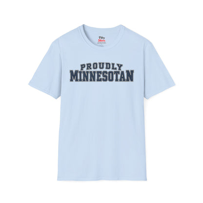 Proudly Minnesotan Unisex Softstyle T Shirt State Name Graphic Tee