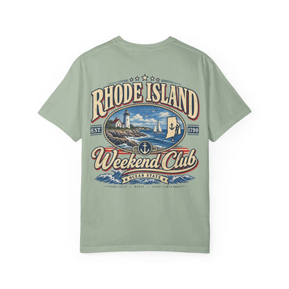 Rhode Island Weekend Club Unisex Comfort Color 1717 Streetwear Graphic Tee