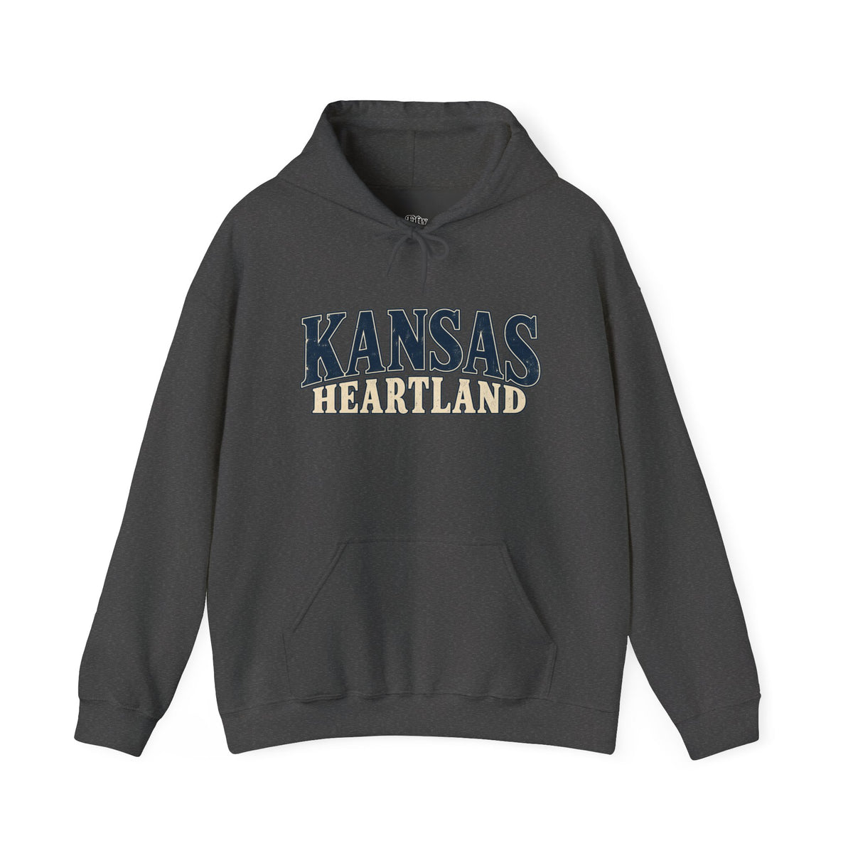 Kansas Heartland Unisex Hoodie State Name Graphic