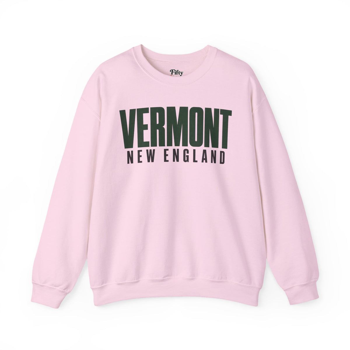 Vermont New England Unisex Crewneck Sweatshirt State Name Graphic