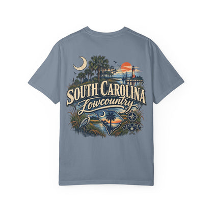 South Carolina Lowcountry Unisex Comfort Color 1717 Streetwear Graphic Tee