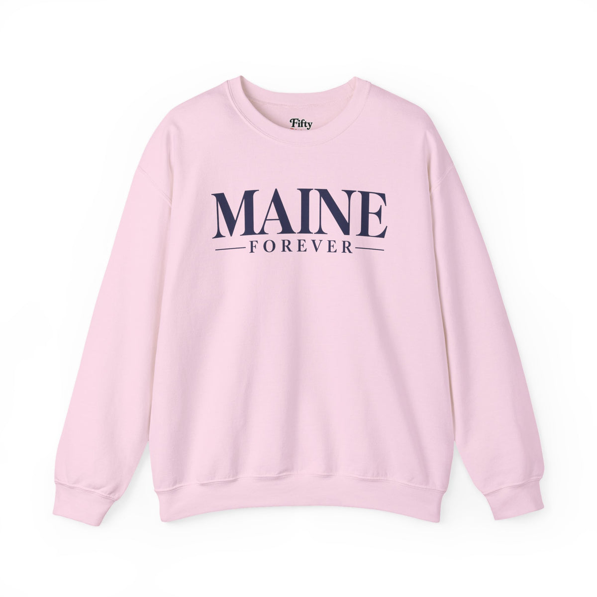 Maine Forever Unisex Crewneck Sweatshirt State Name Graphic