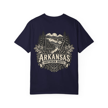 Arkansas Southern Roots Unisex Comfort Color 1717 Streetwear Graphic Tee