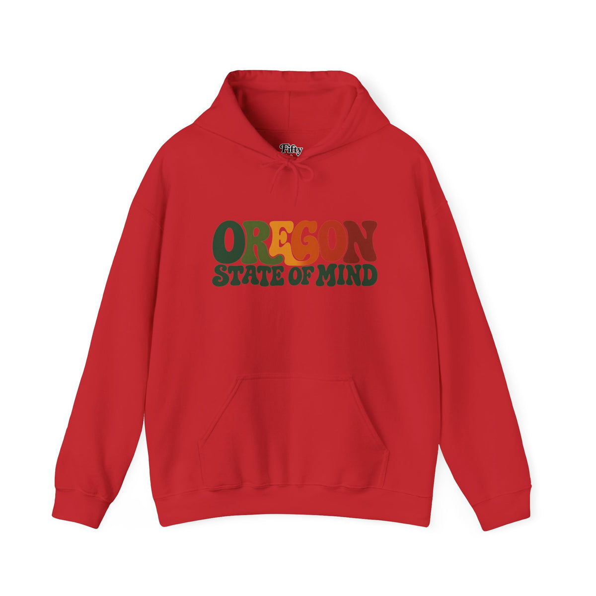 Oregon State of Mind Unisex Hoodie State Name Graphic