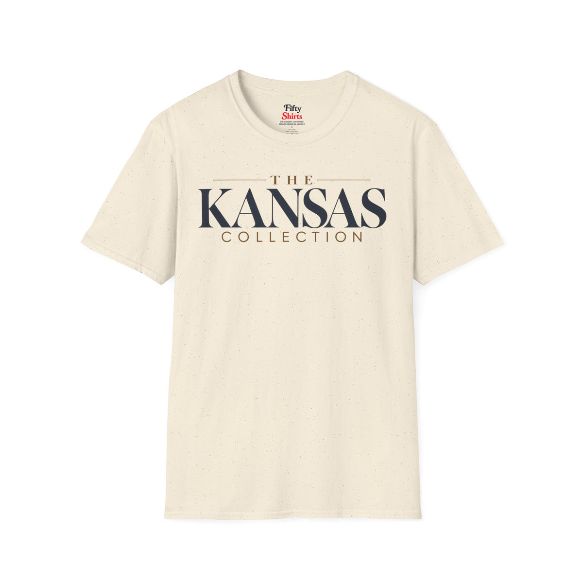 The Kansas Collection Unisex Softstyle T Shirt State Name Graphic Tee