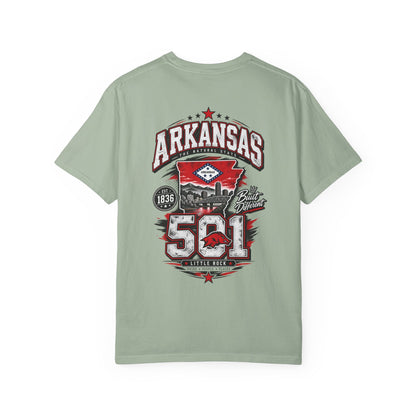 Arkansas 501 Unisex Comfort Color 1717 Streetwear Graphic Tee