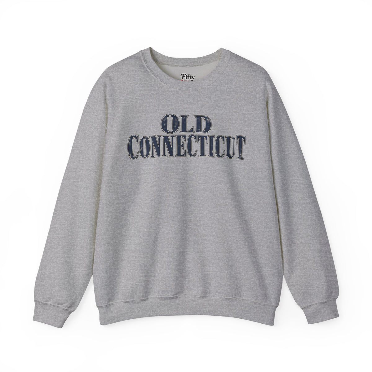 Old Connecticut Unisex Crewneck Sweatshirt State Name Graphic
