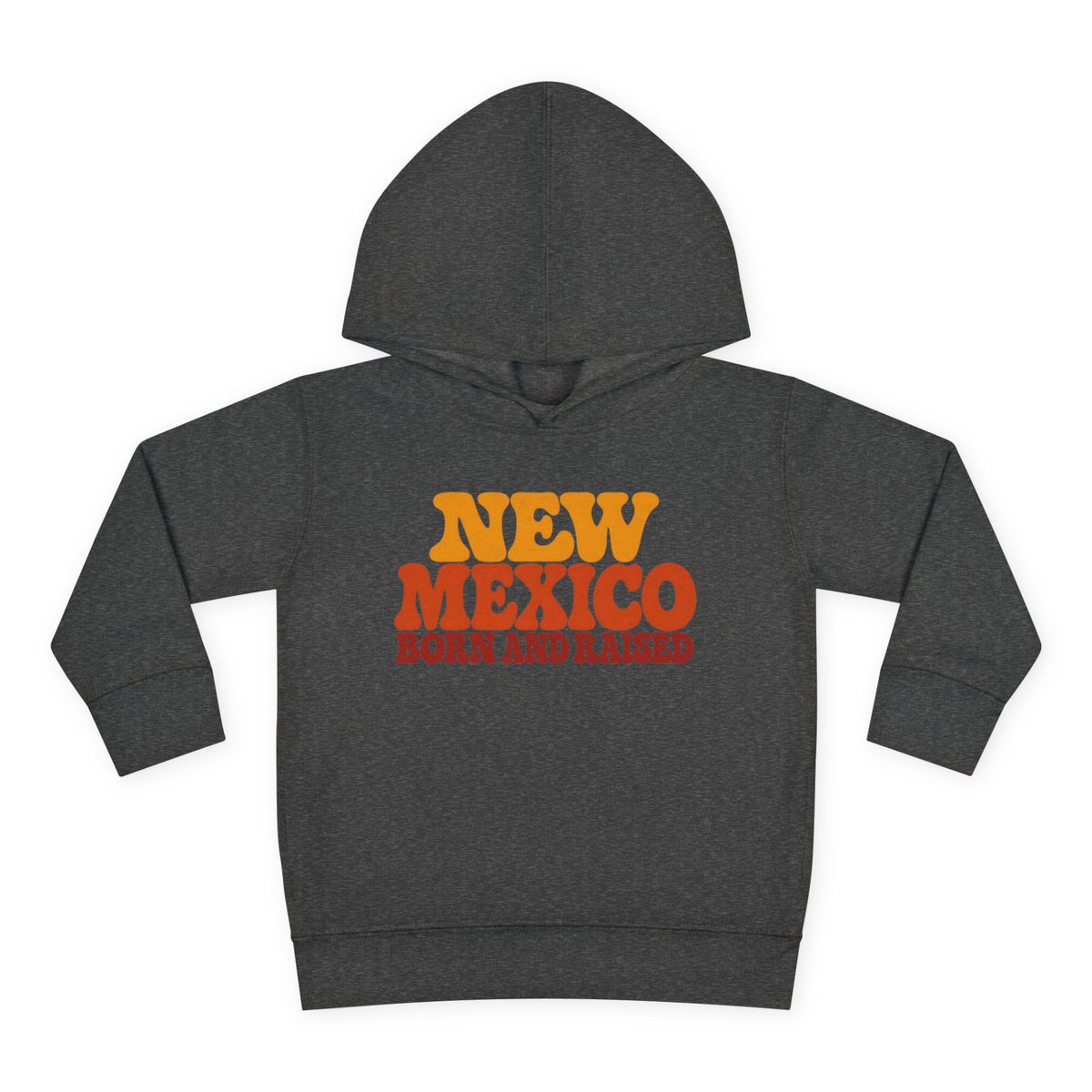 New Mexico Born and Raised 1970s Retro Unisex Toddler Pullover Fleece Hoodie