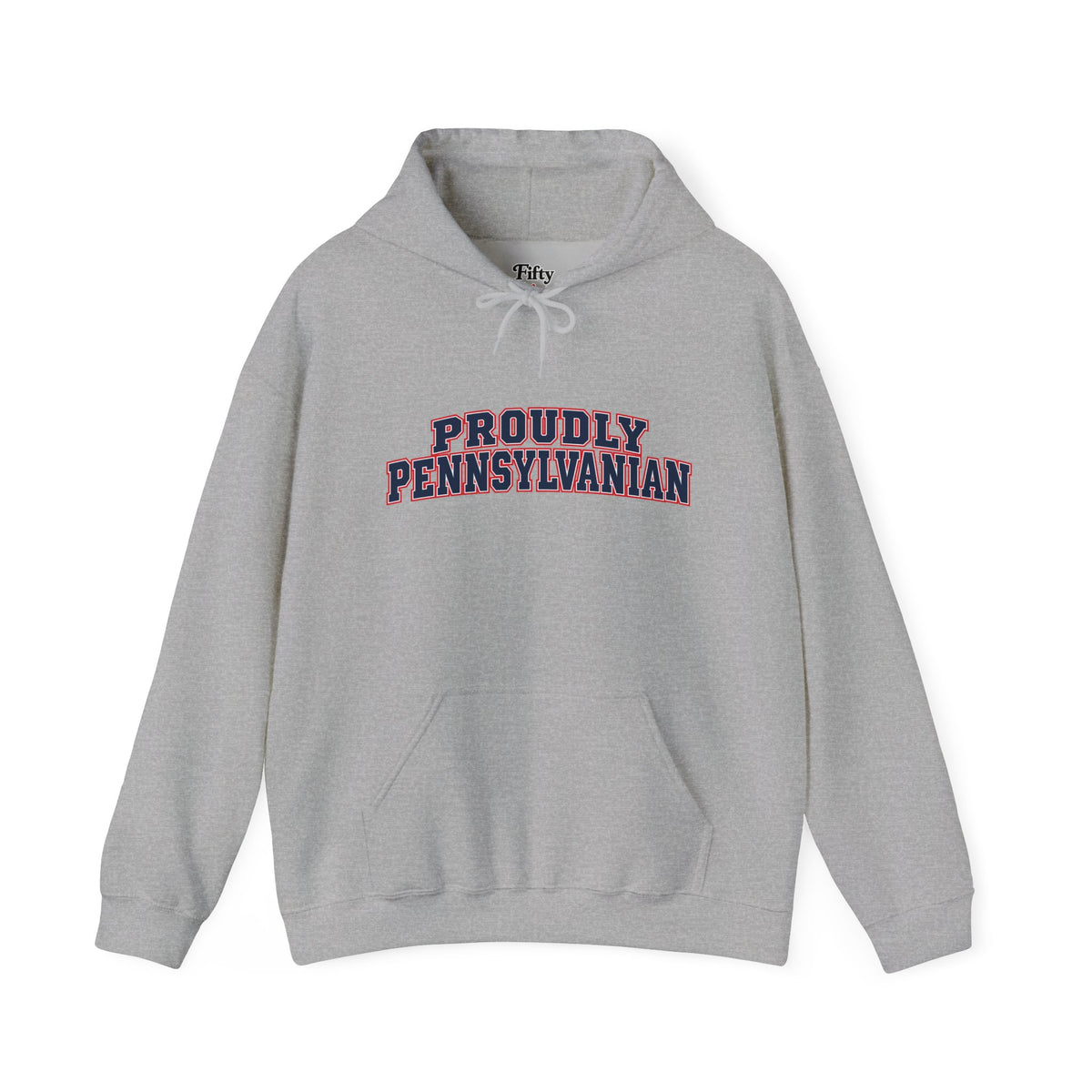 Proudly Pennsylvanian Pennsylvania Unisex Hoodie State Name Graphic
