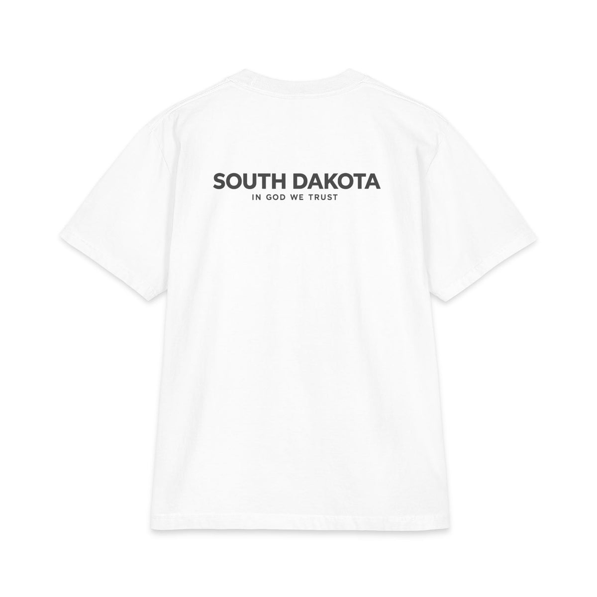 South Dakota All State In God We Trust Unisex Max Heavyweight Short Sleeve