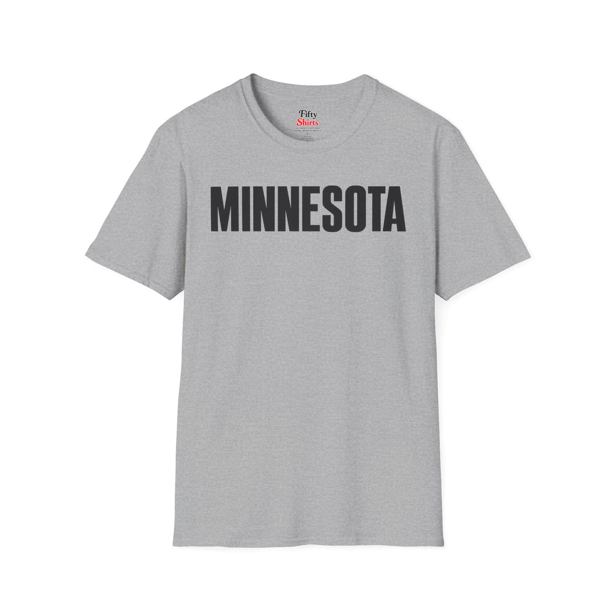 Minnesota Unisex Softstyle T Shirt State Name Graphic Tee