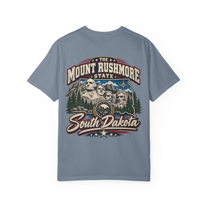South Dakota Mount Rushmore State Unisex Comfort Color 1717 Streetwear Graphic Tee