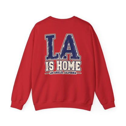 LA Is Home Los Angeles Unisex Crewneck Sweatshirt Graphic