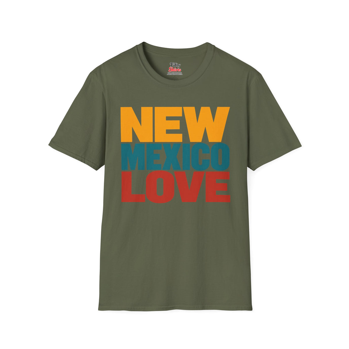 New Mexico Love Unisex Softstyle T Shirt State Name Graphic Tee