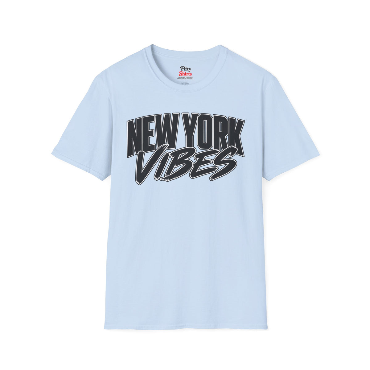 New York Vibes Unisex Softstyle T Shirt State Name Graphic Tee