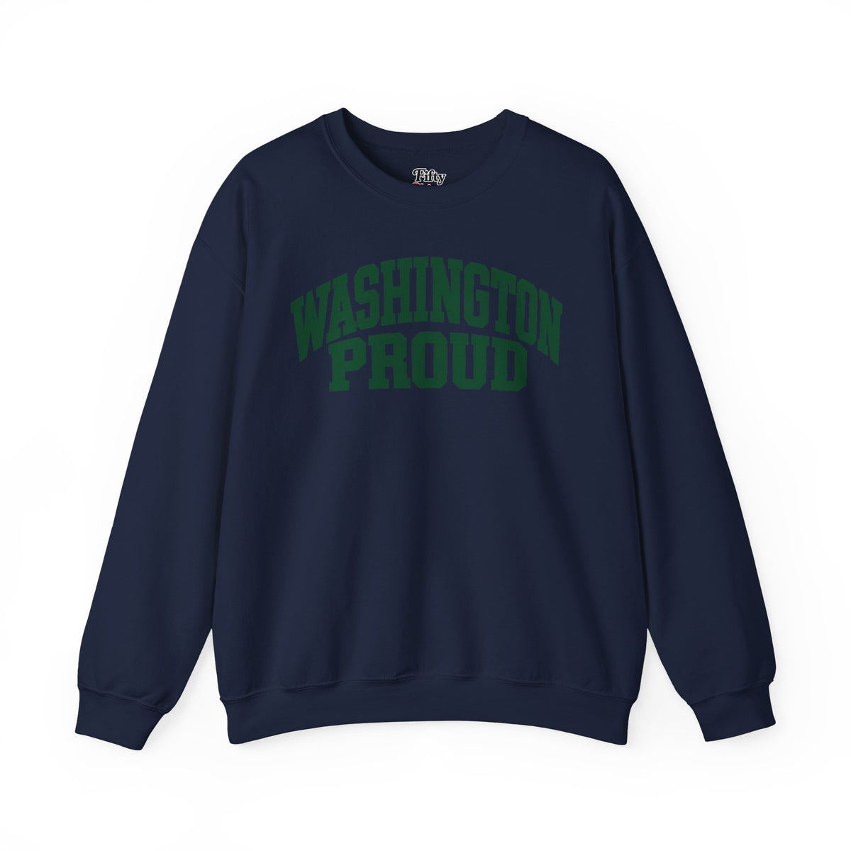 Washington Proud Unisex Crewneck Sweatshirt State Name Graphic